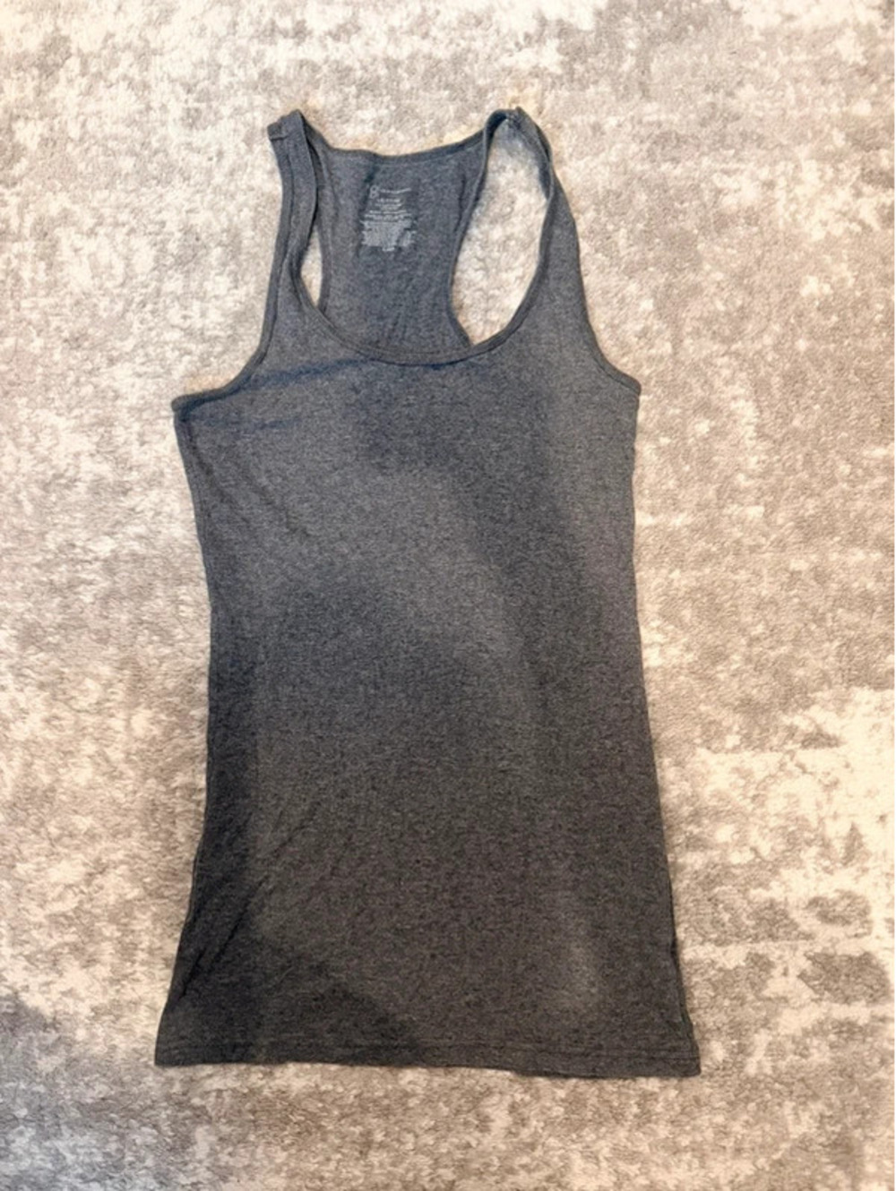 Gray long tank